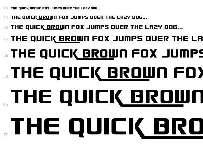 Smack Laideth Down 2016 font waterfall